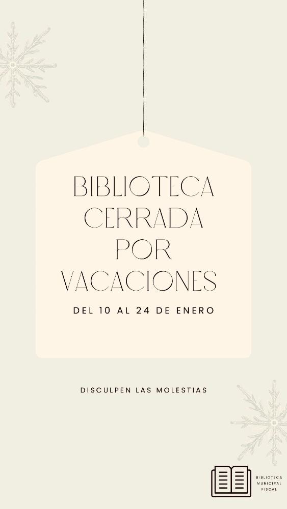 Imagen Biblioteca cerrada