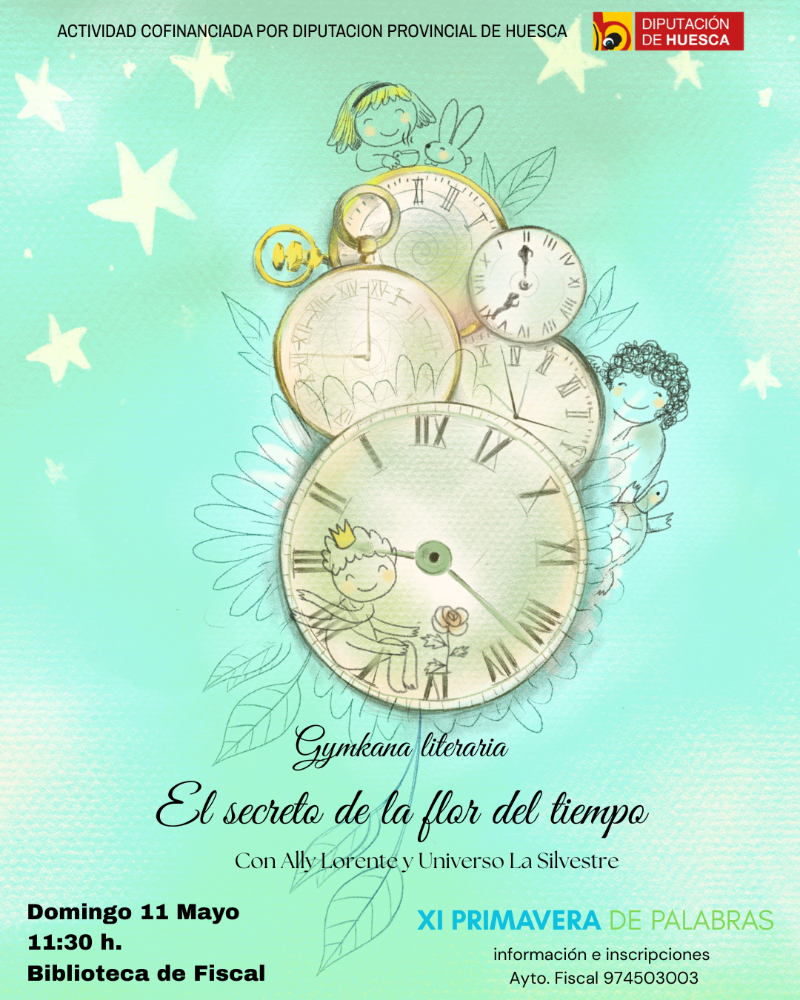 Imagen El secreto de la flor del tiempo. Gymkana literaria