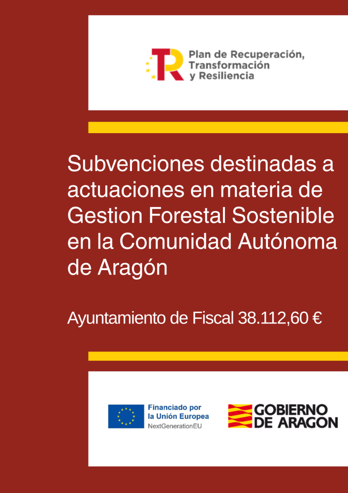 Imagen Subvenciones destinadas a actuaciones en materia de Gestion Forestal Sostenible en la Comunidad Autónoma de Aragón