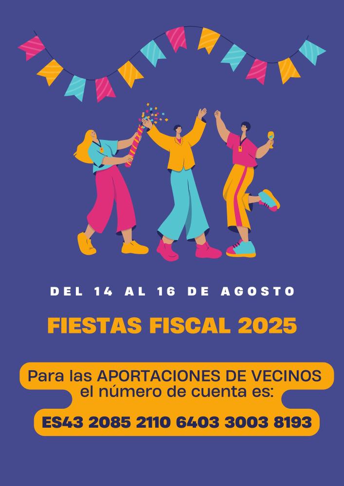Imagen Aportación voluntaria para las fiestas de Fiscal