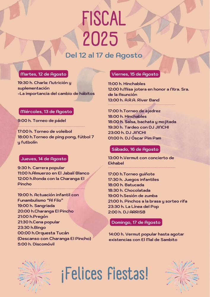 Imagen Comienzan las fiestas de Fiscal