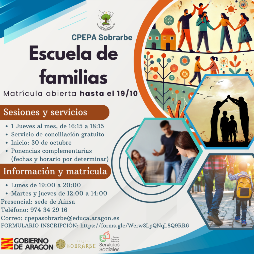 Imagen Escuela de Familias en Aínsa el curso 2025-26