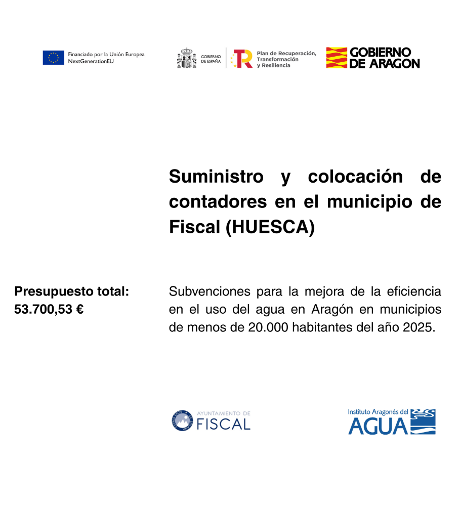 Imagen Eficiencia en el consumo de agua en el Municipio de Fiscal