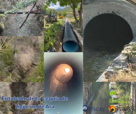 Imagen Entubado de la cequia de Ligüerre de Ara