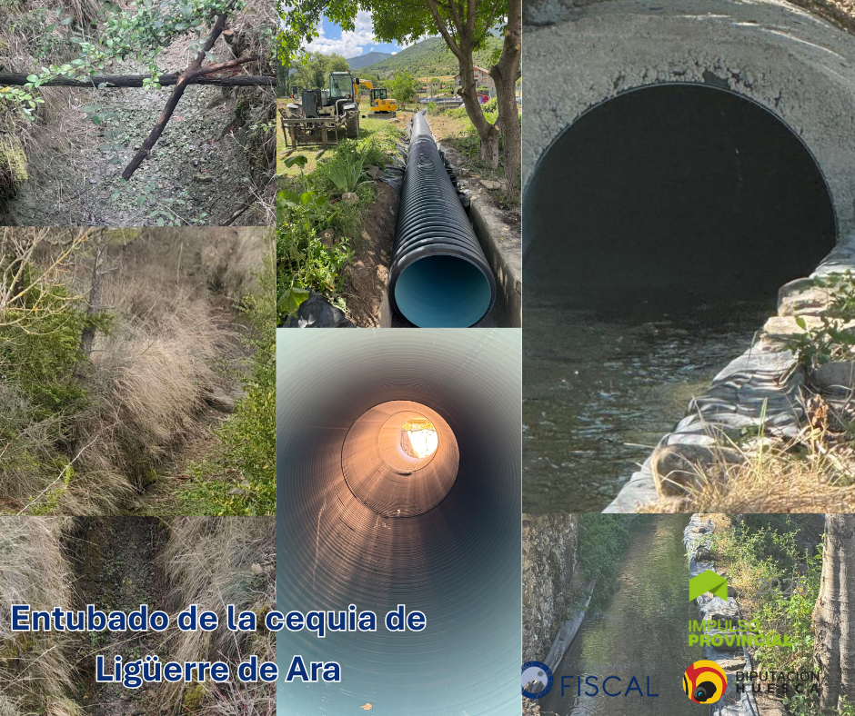 Imagen Entubado de la cequia de Ligüerre de Ara