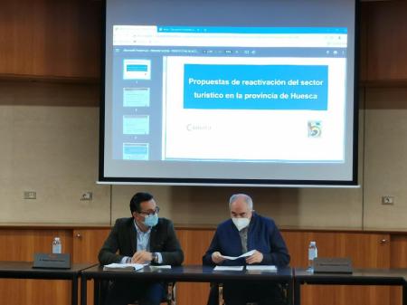 Imagen DPH y la Cámara de Huesca presentan 40 medidas para la reactivación...